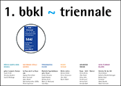 : 1. BBKL-TRIENNALE 2015<br>Ausstellungskatalog